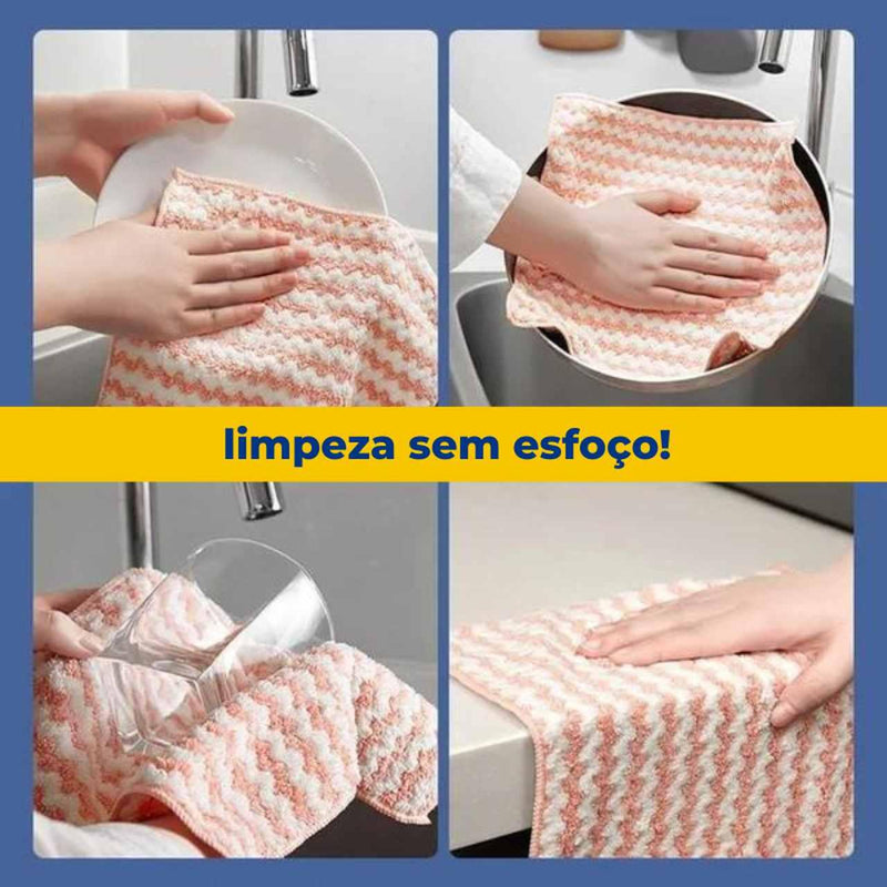 Panos Mágicos® - Microfibra Macia para Limpeza Perfeita - Agranto