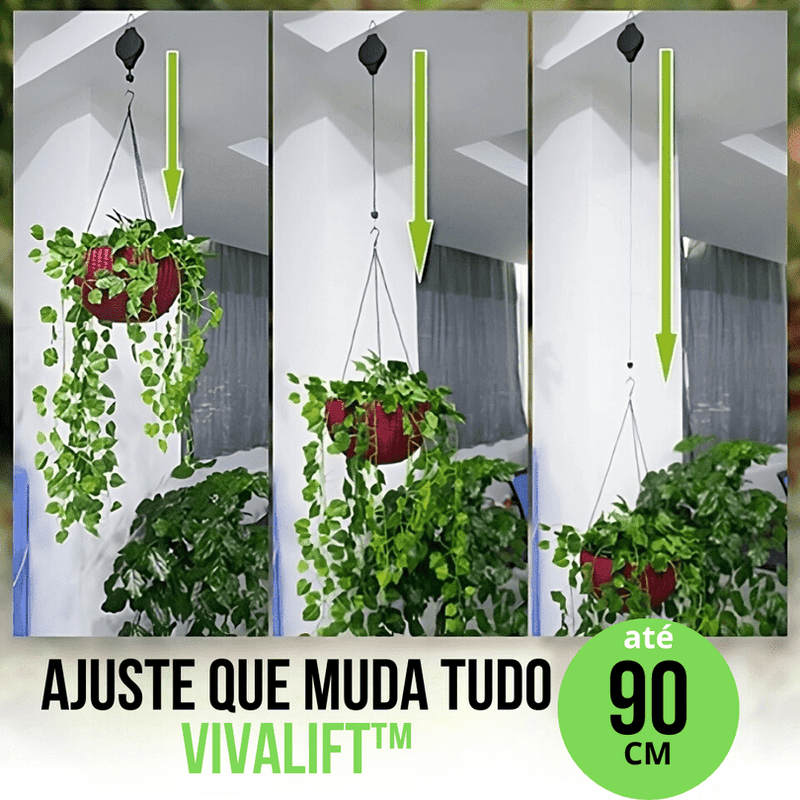 Kit de Gancho Retrátil Para Plantas VivaLift™ - Agranto