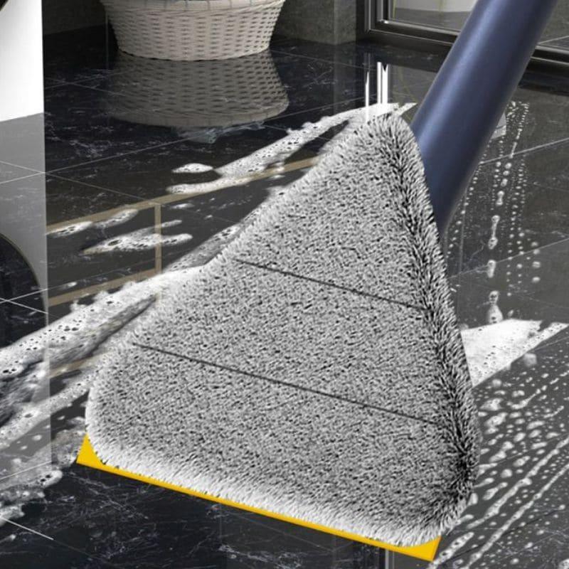 Esfregão Triangular Mop De Limpeza Ajustável Giratório 360° - Agranto