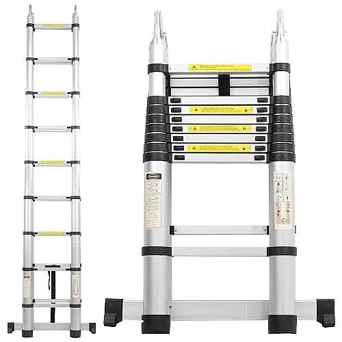 Escada ProTelescópica 13 Degraus 3,8M - Resistência Premium - Agranto