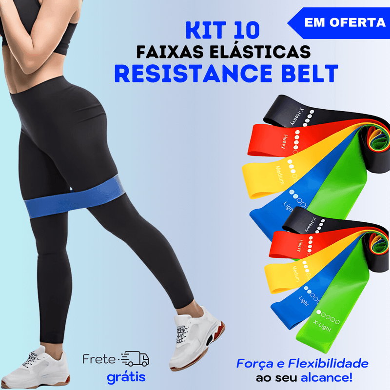 Faixas Elásticas Resistance Belt - Agranto