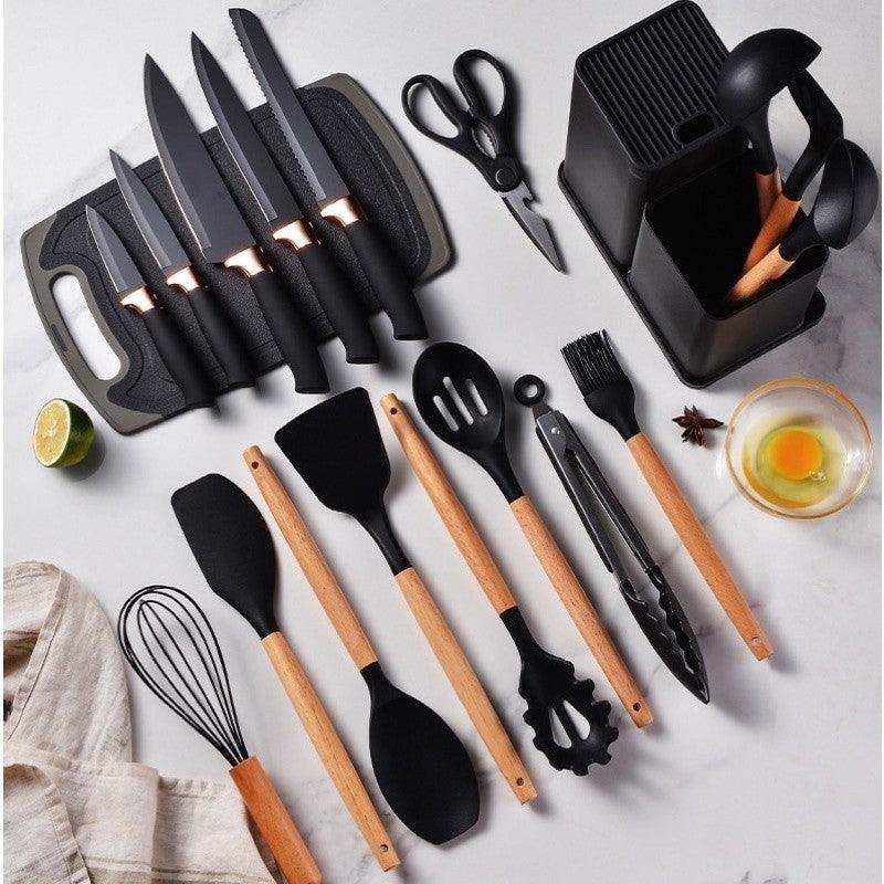 Kit de Cozinha 19 Peças de Silicone Premium - Agranto